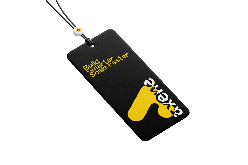 Axene brand tag